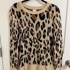 A New Day (Target) Leopard Print Sweater